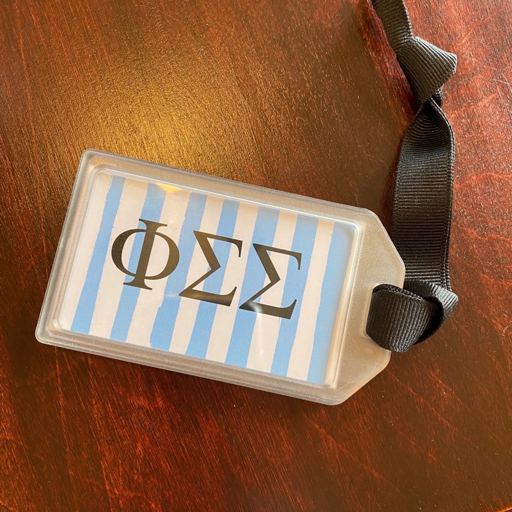 Phi Sigma Sigma / Phi Sig Luggage Tag